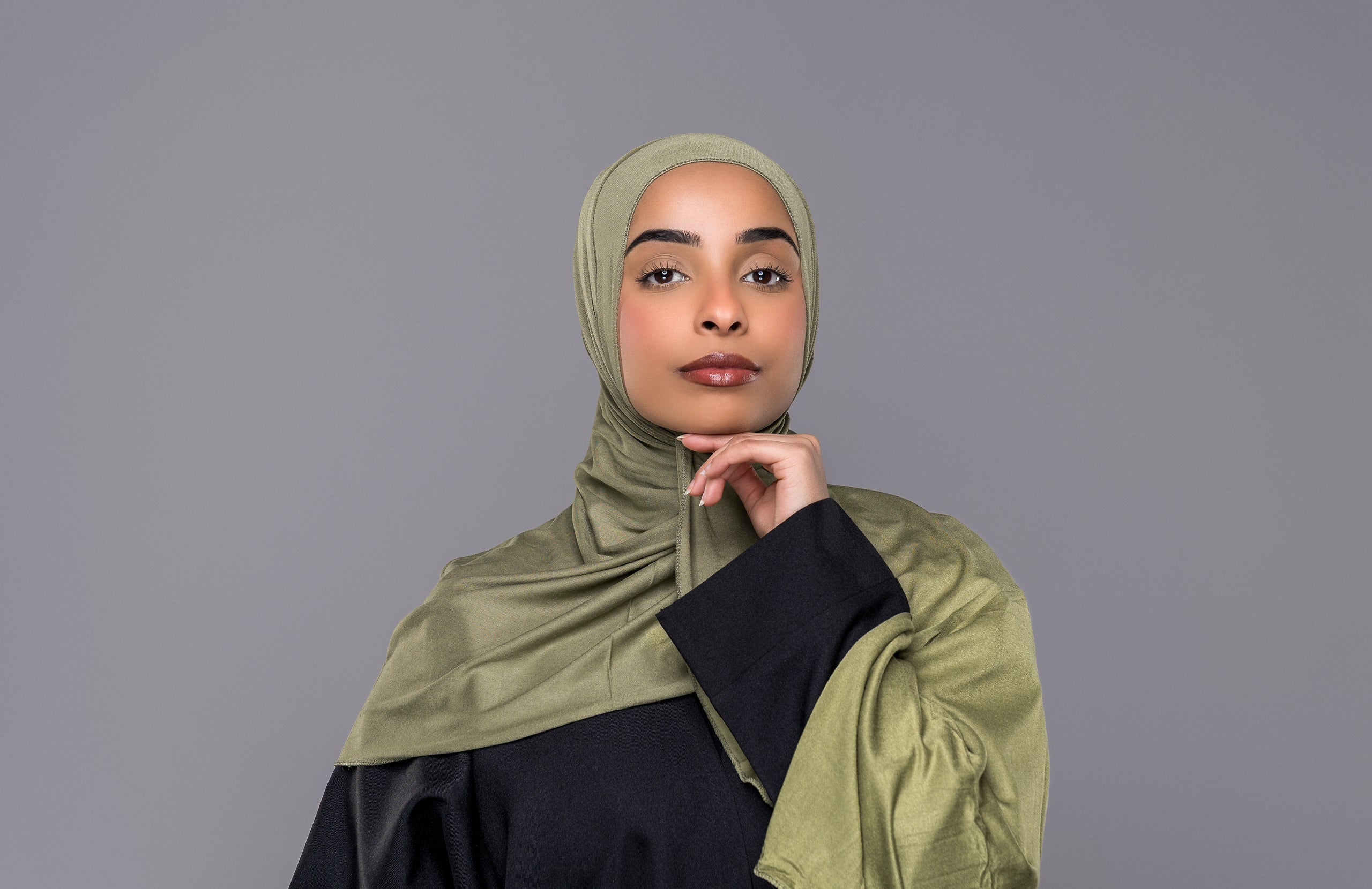 Soft Jersey Hijab in Pistazie - Zaytouna