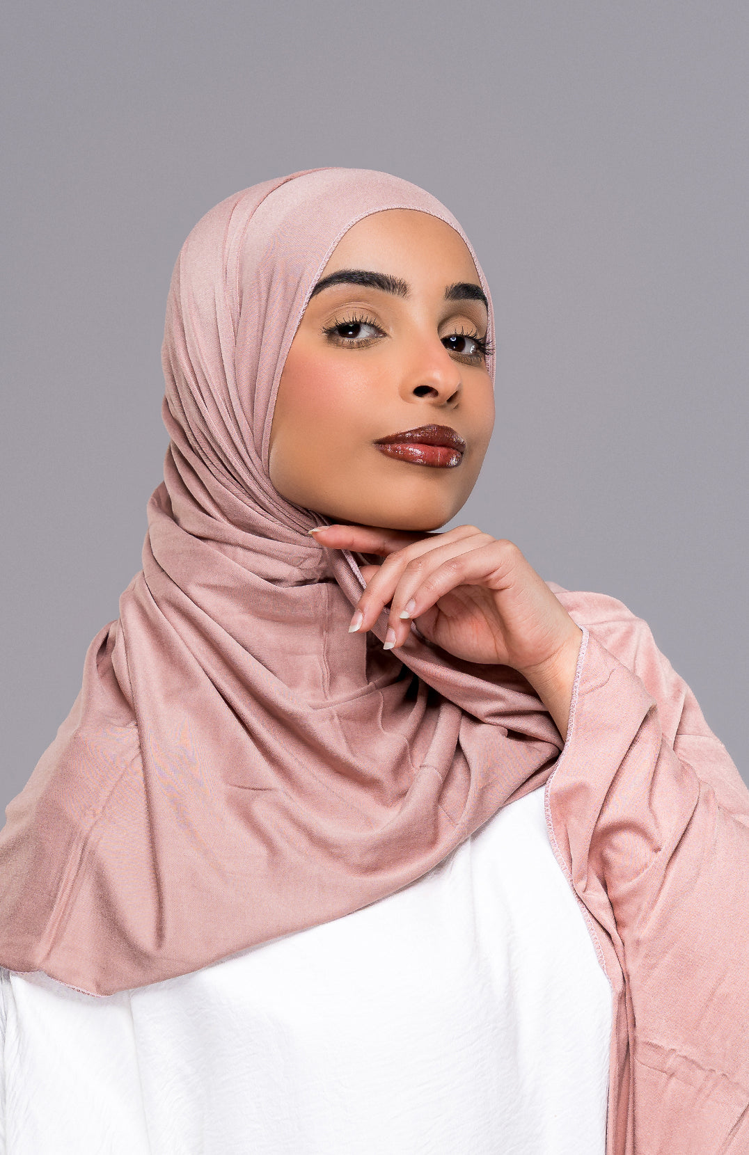 Soft Jersey Hijab in Pink - Zaytouna