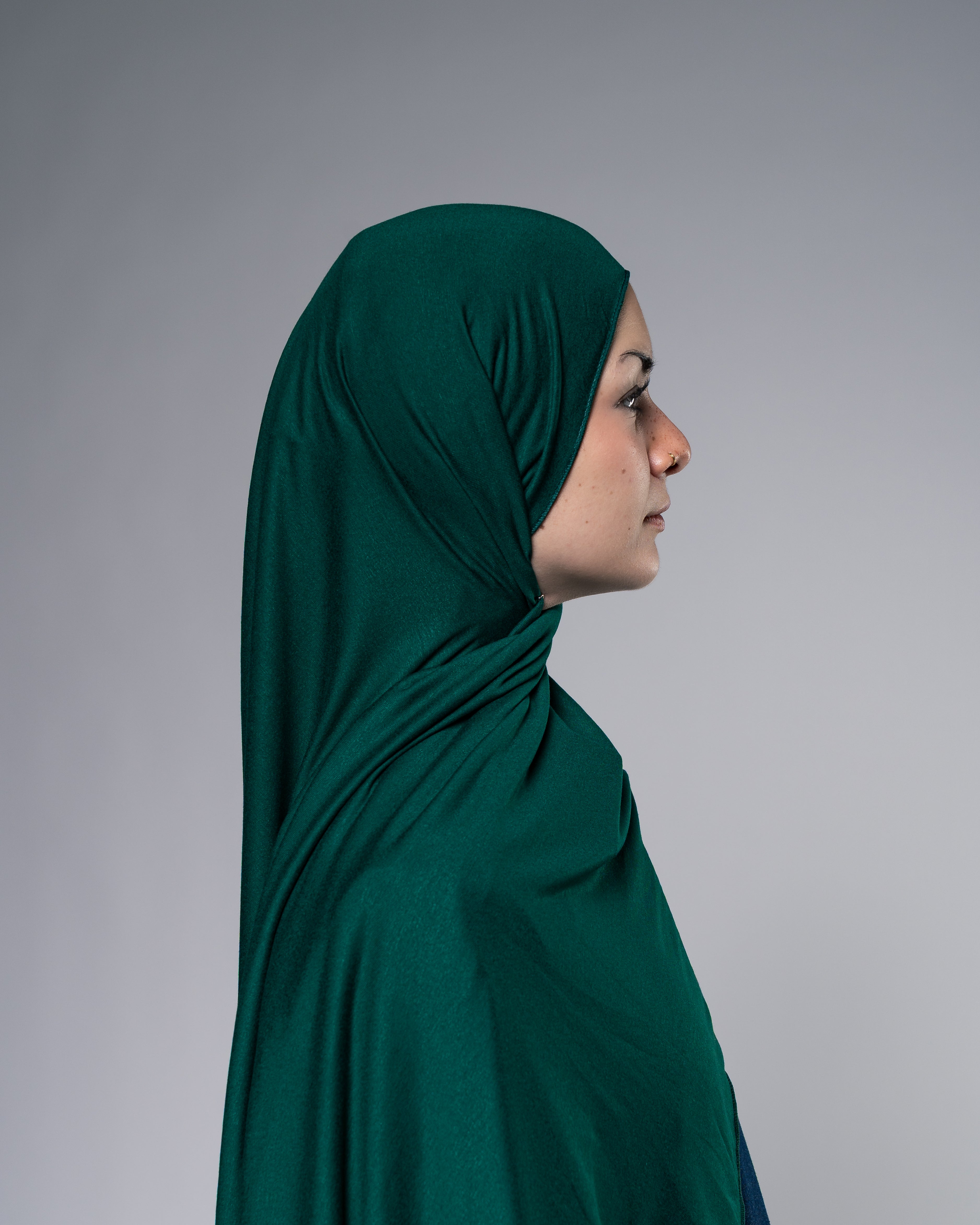 Soft Jersey Hijab in Atlantikgrün - Zaytouna