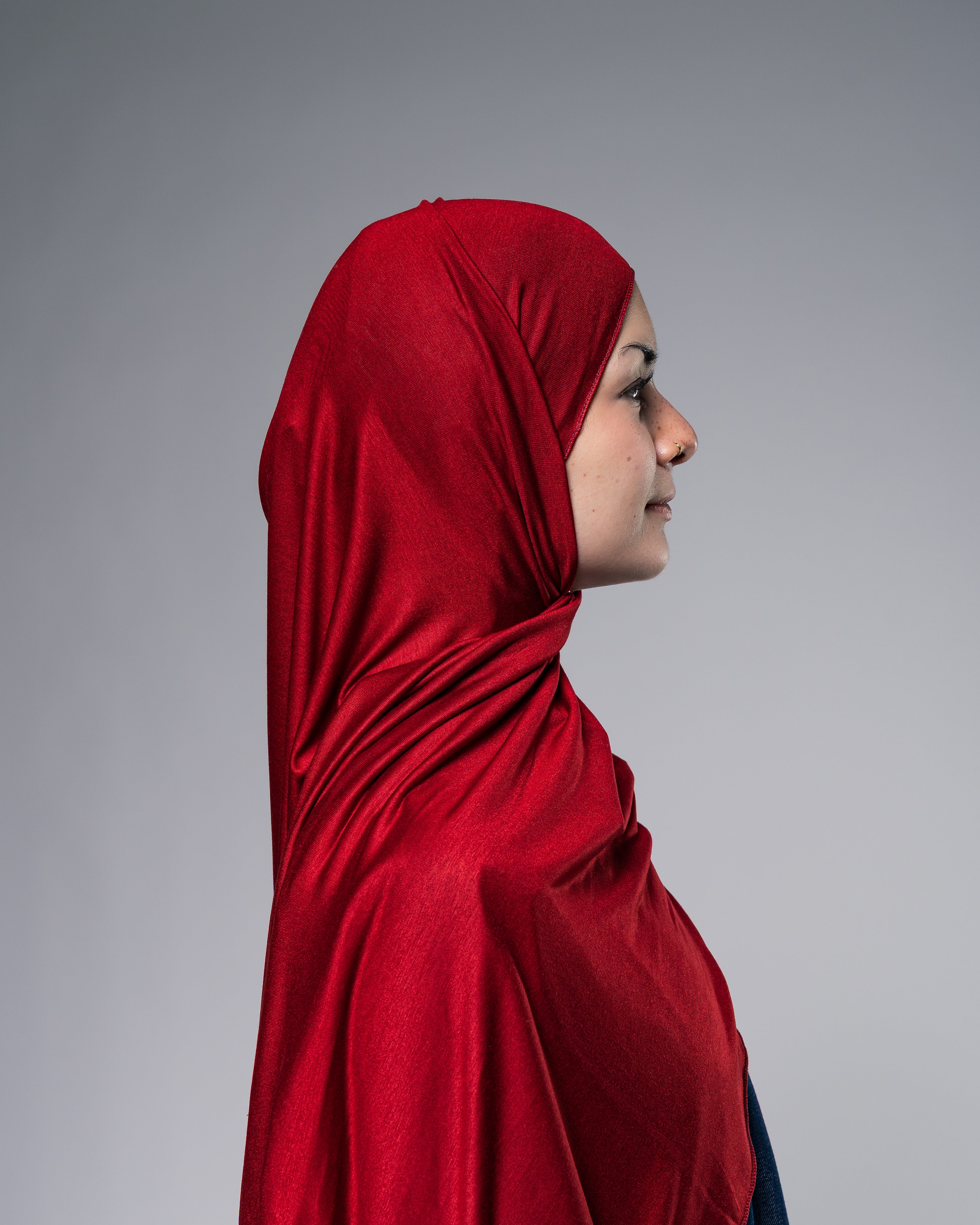 Soft Jersey Hijab in Safiya Rot - Zaytouna