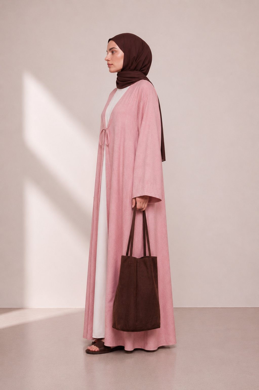 Abaya Luna in Pink - Zaytouna