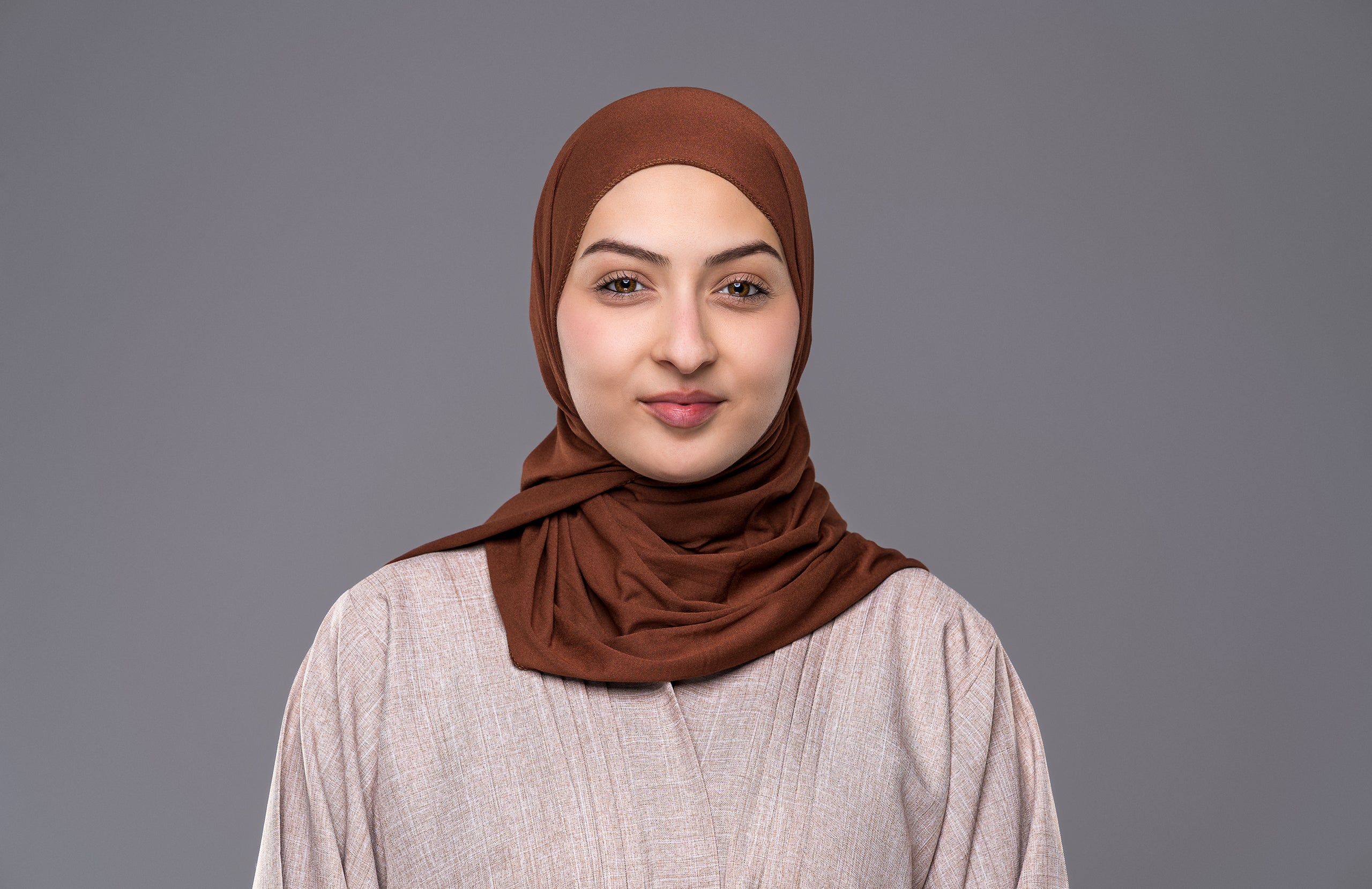 Soft Jersey Hijab in Zimt - Zaytouna