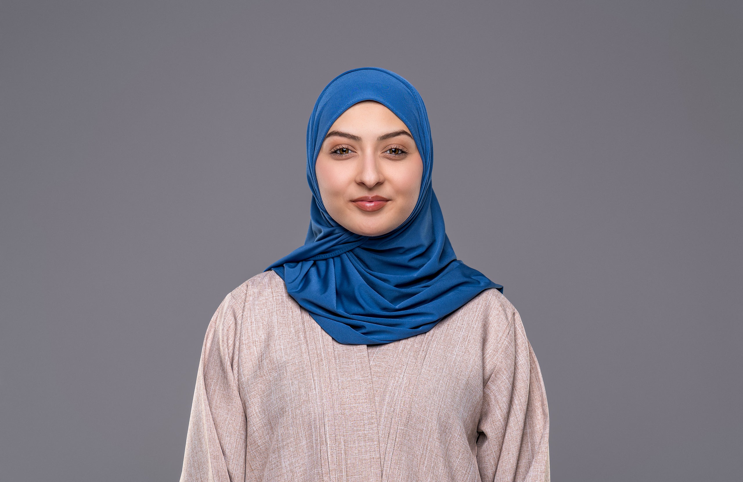 Premium Jersey Schal in Blau - Zaytouna