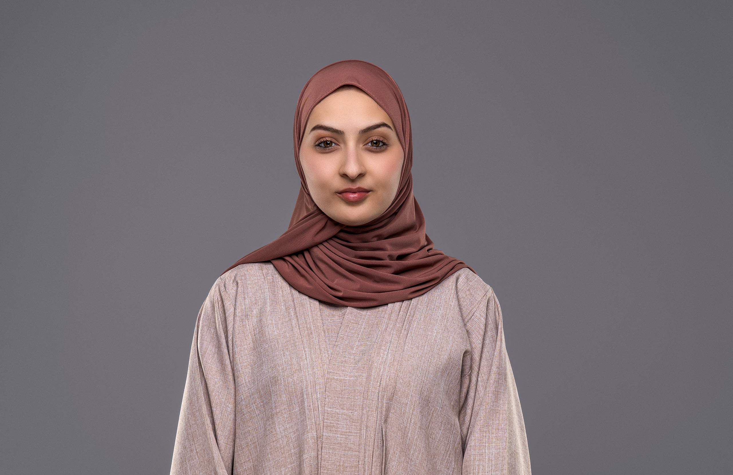 Premium Jersey Schal in Bronze - Zaytouna