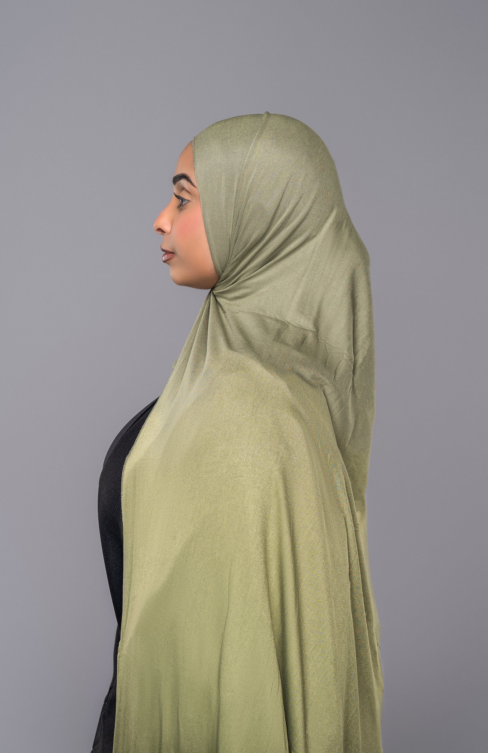 Soft Jersey Hijab in Pistazie - Zaytouna