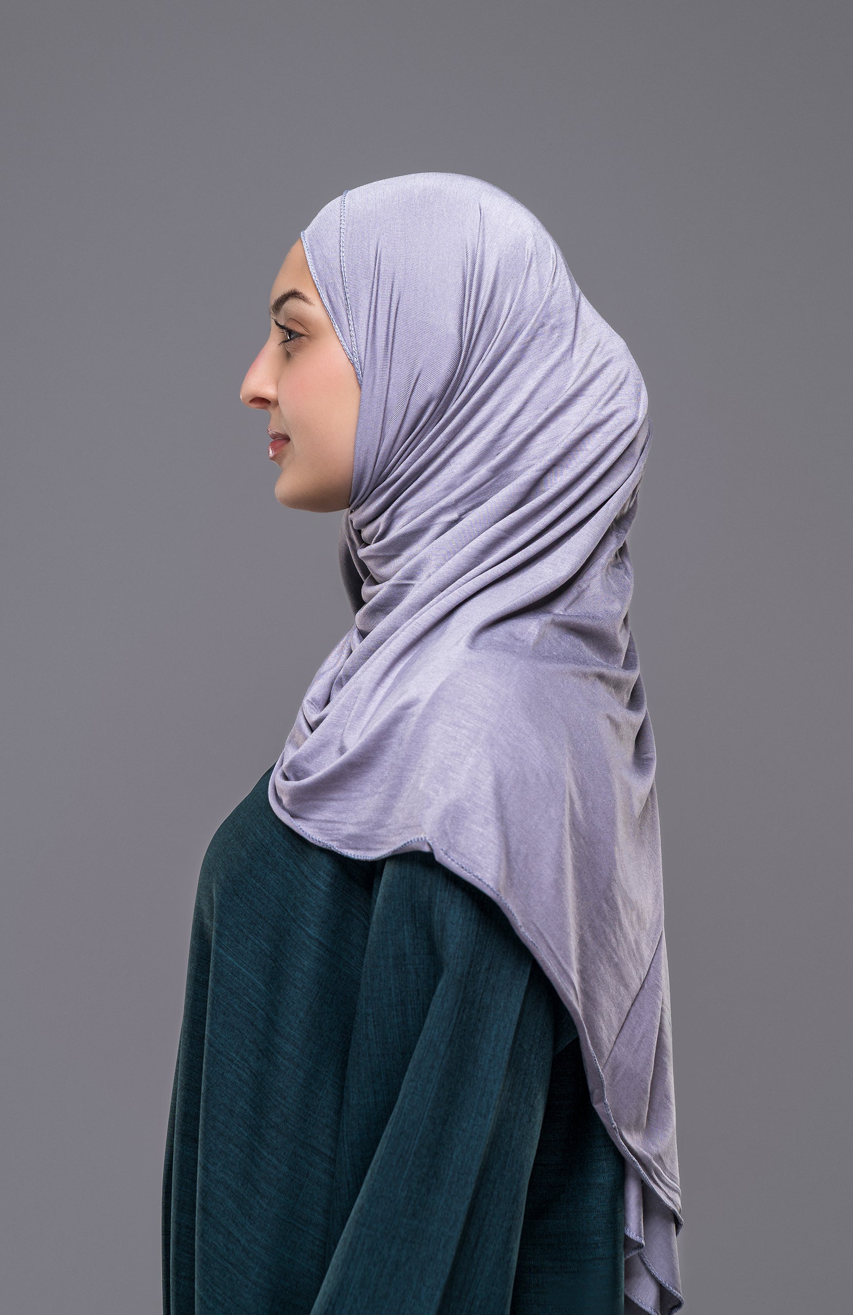 Soft Jersey Hijab in sanftes Lavendelgrau - Zaytouna