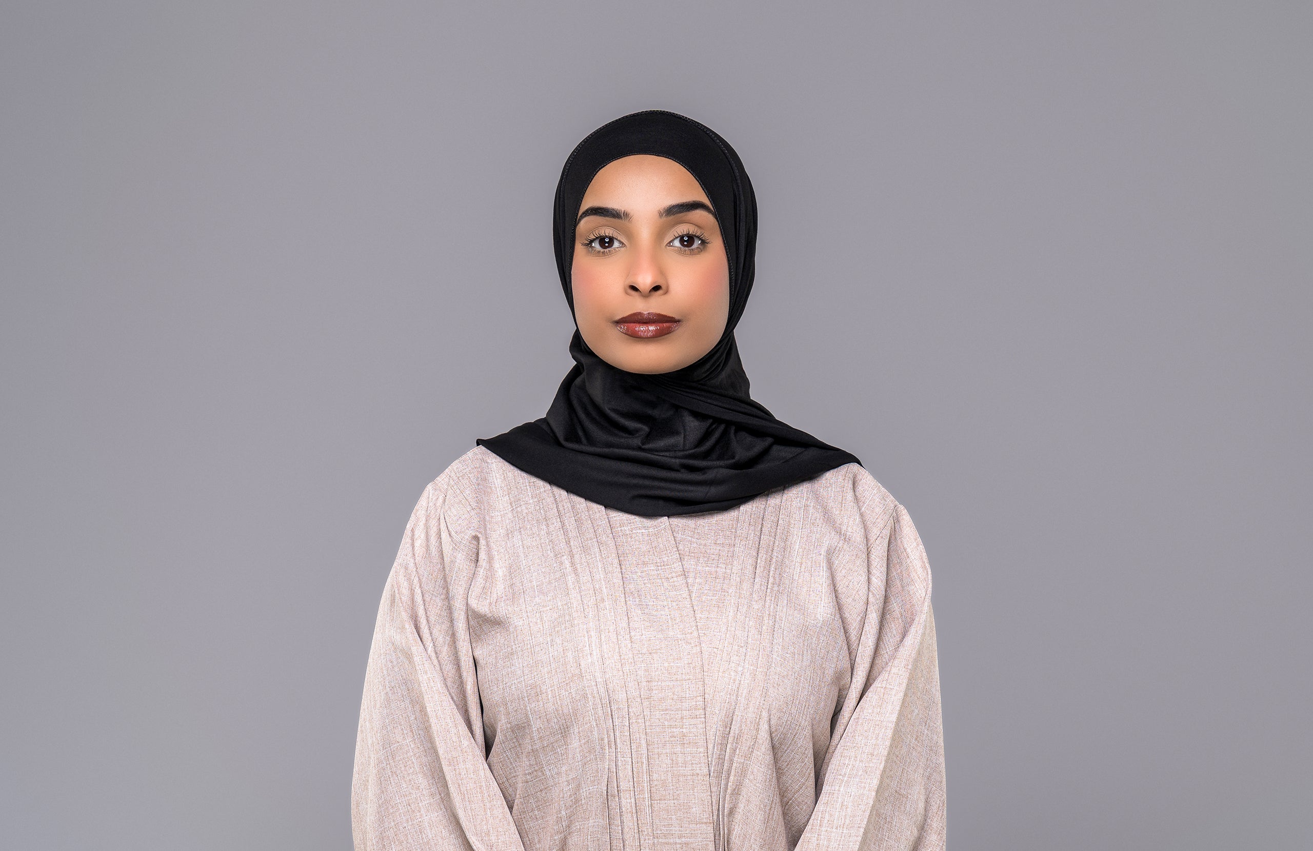 Soft Jersey Hijab in Nachtschwarz - Zaytouna