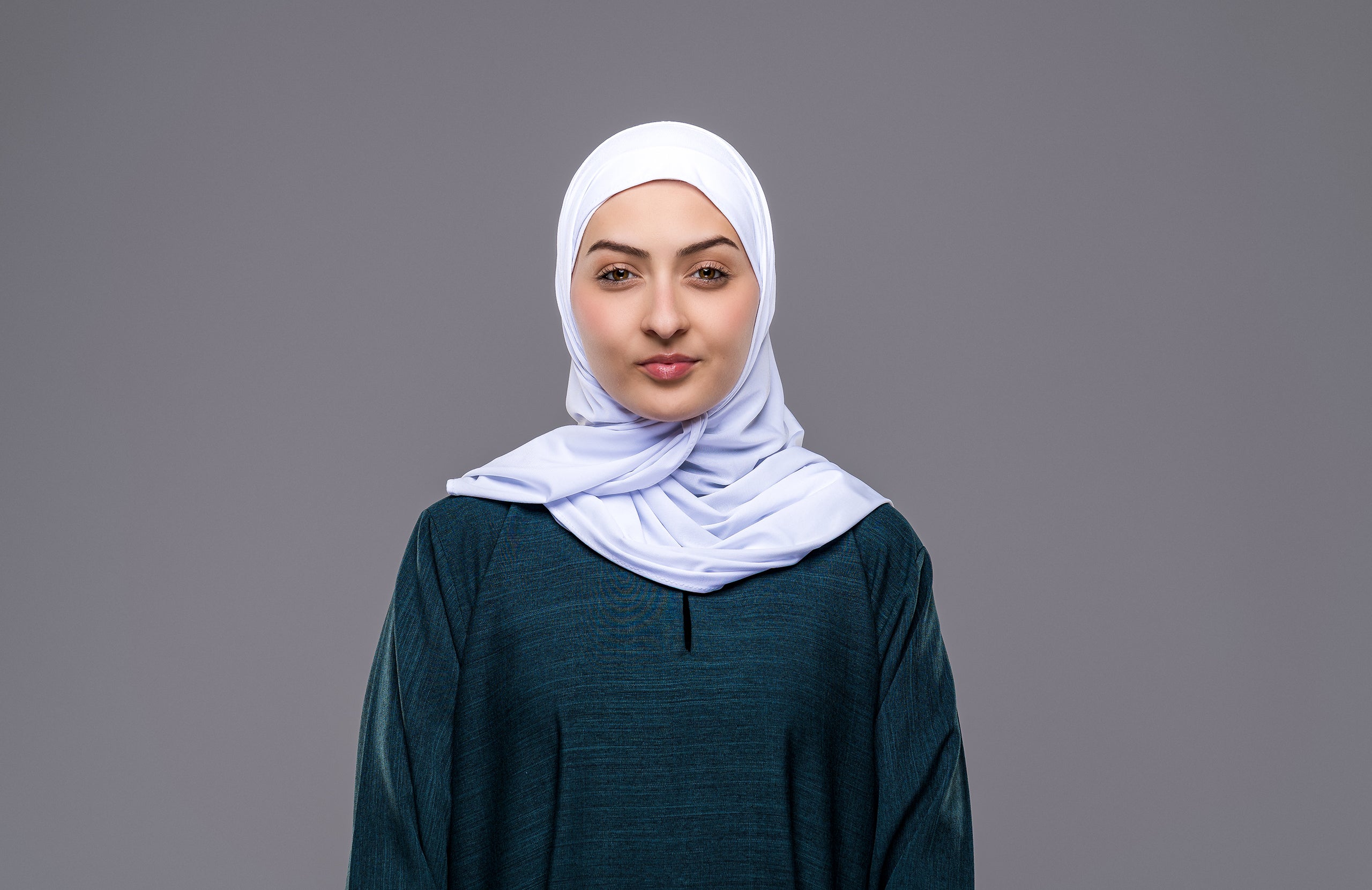 Premium Jersey Schal in weiss - Zaytouna