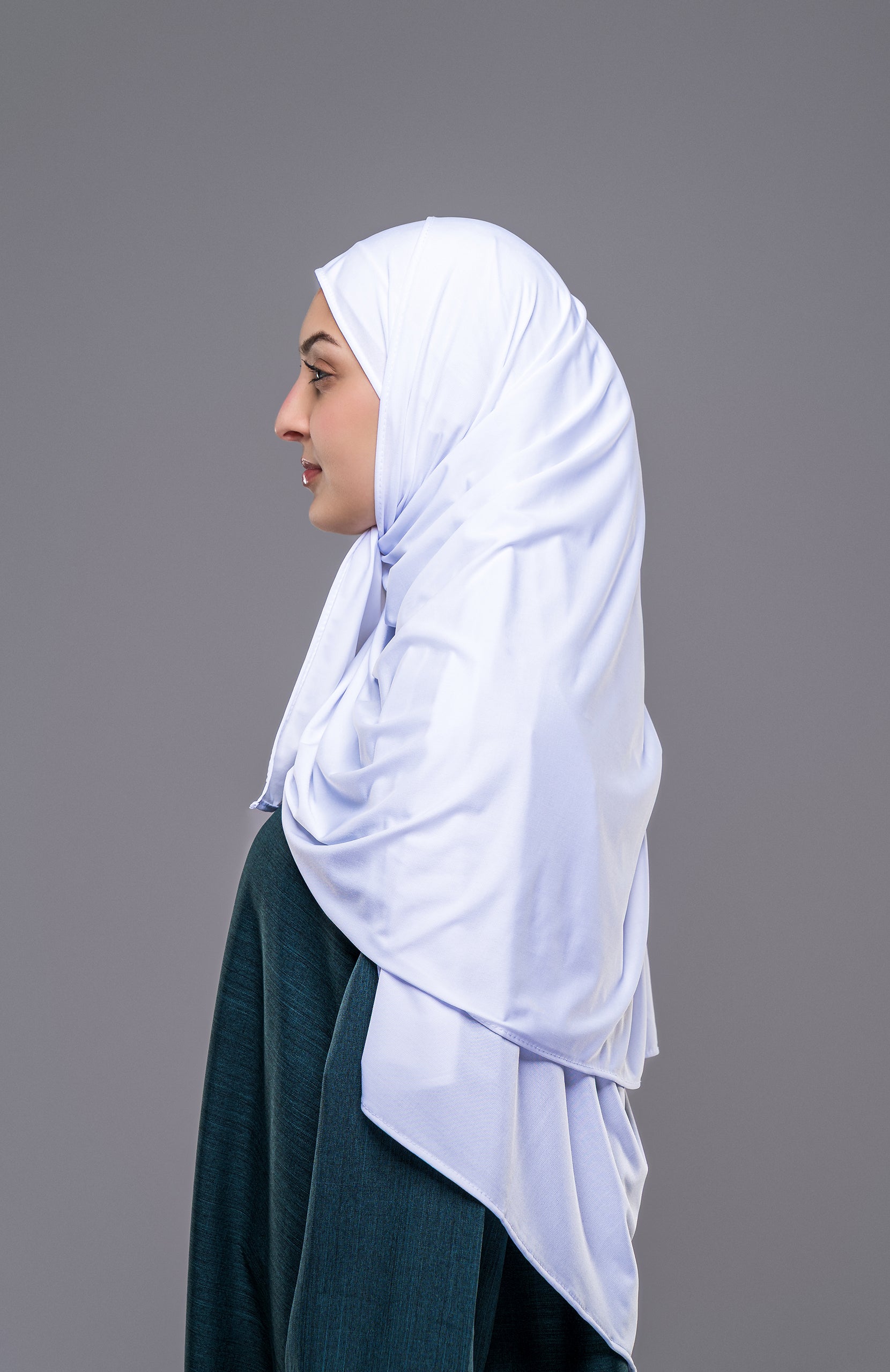 Premium Jersey Schal in weiss - Zaytouna