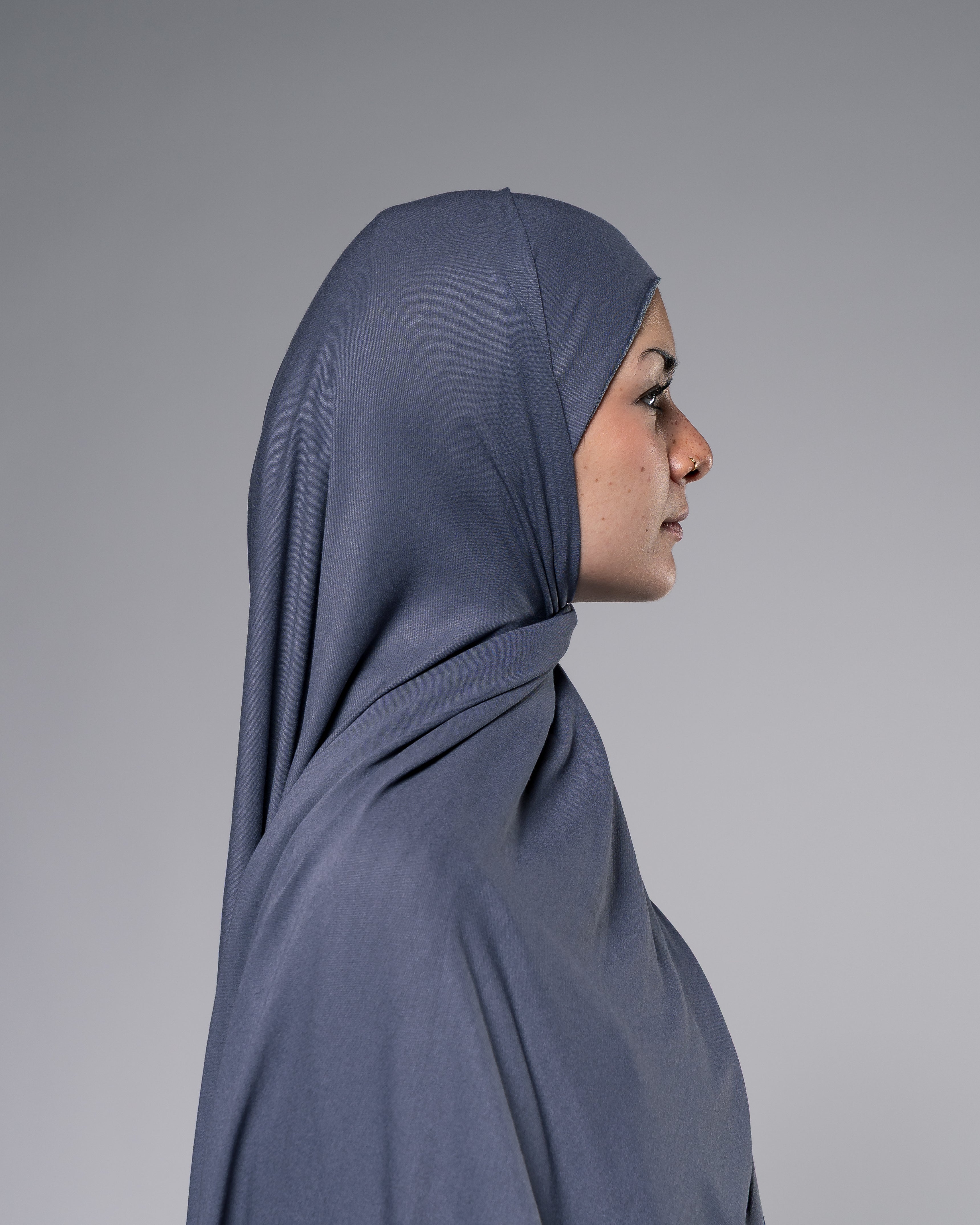 Soft Jersey Hijab in Steingrau - Zaytouna