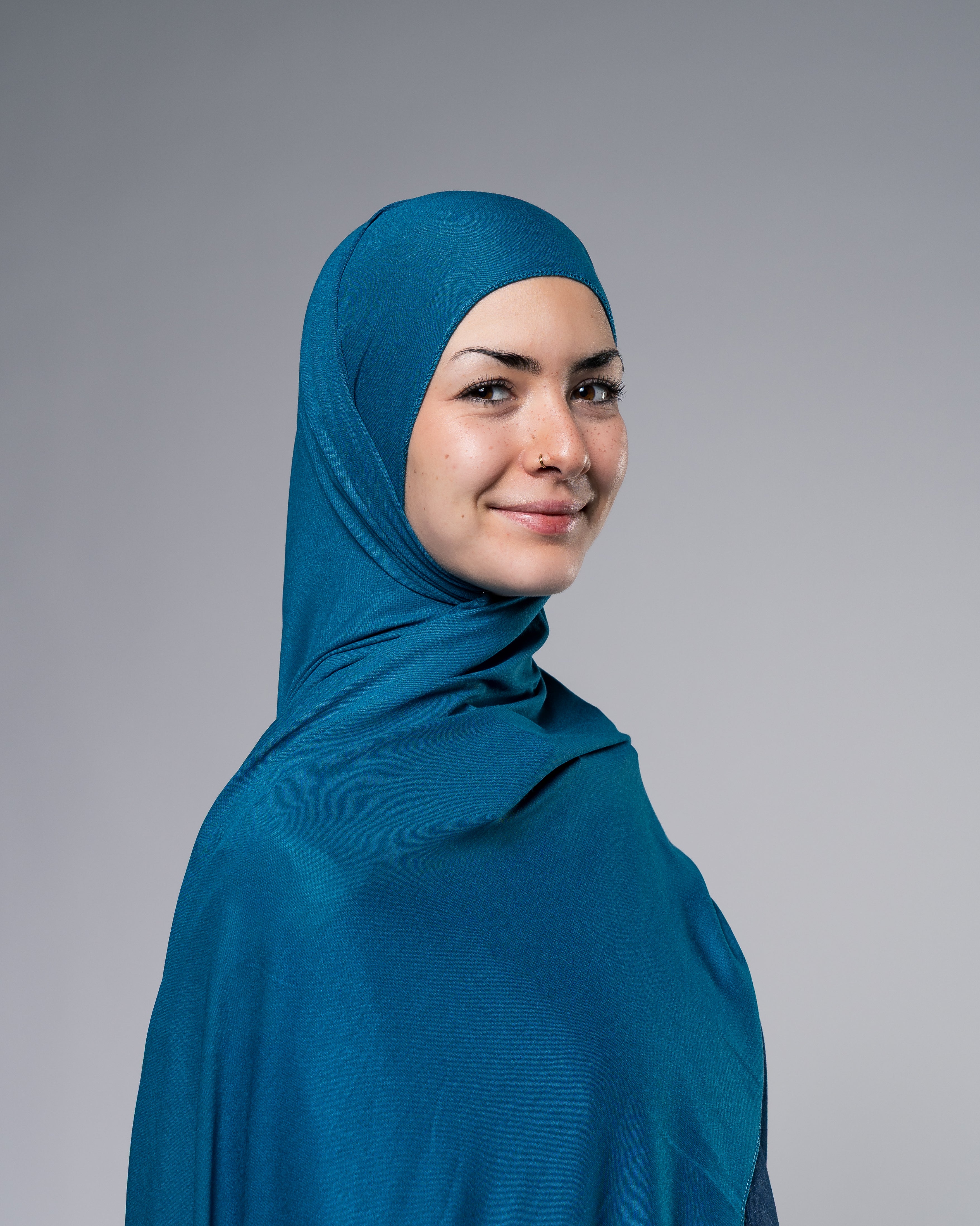 Soft Jersey Hijab in Saphirblau - Zaytouna