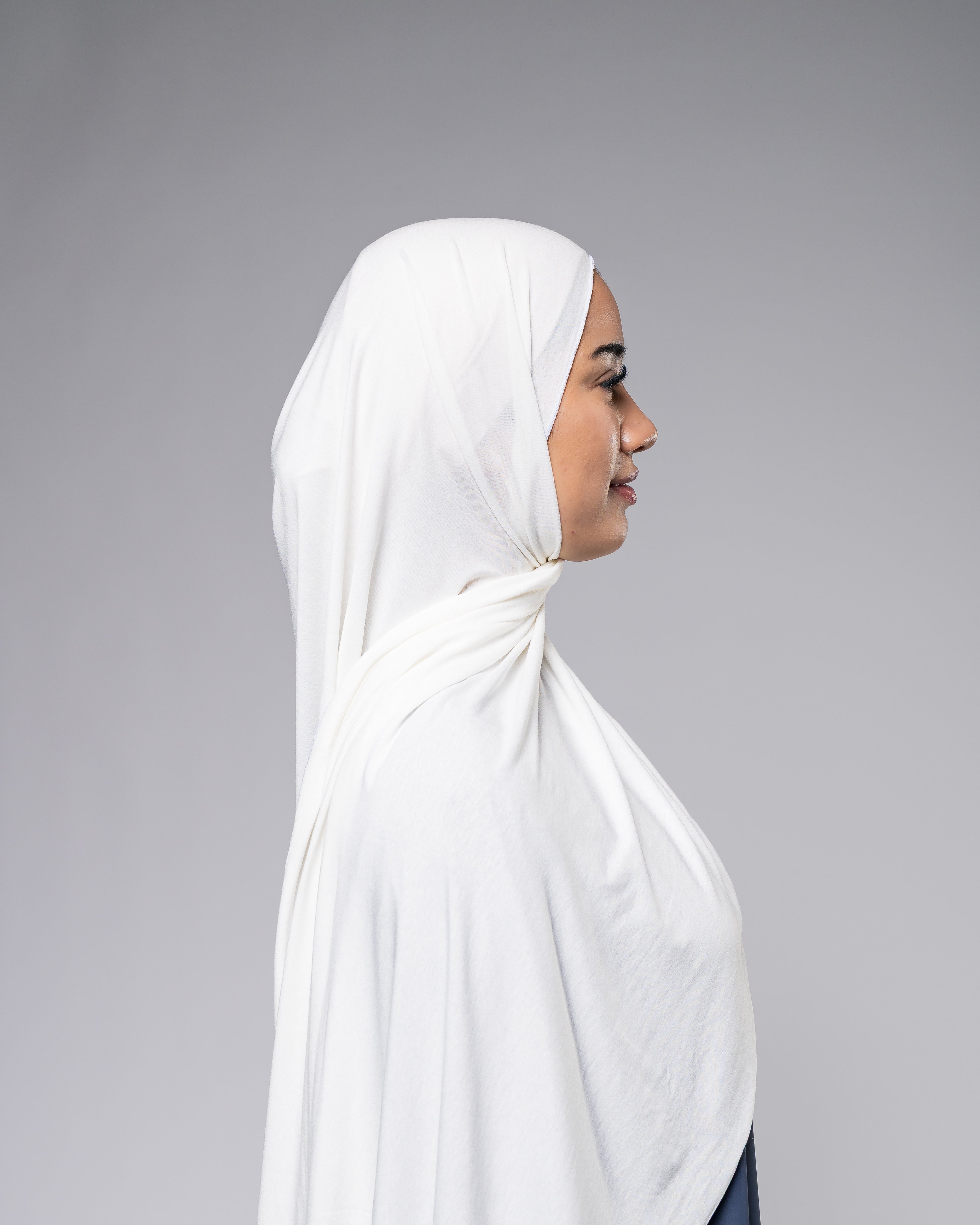 Soft Jersey Hijab in Cremeweiss - Zaytouna