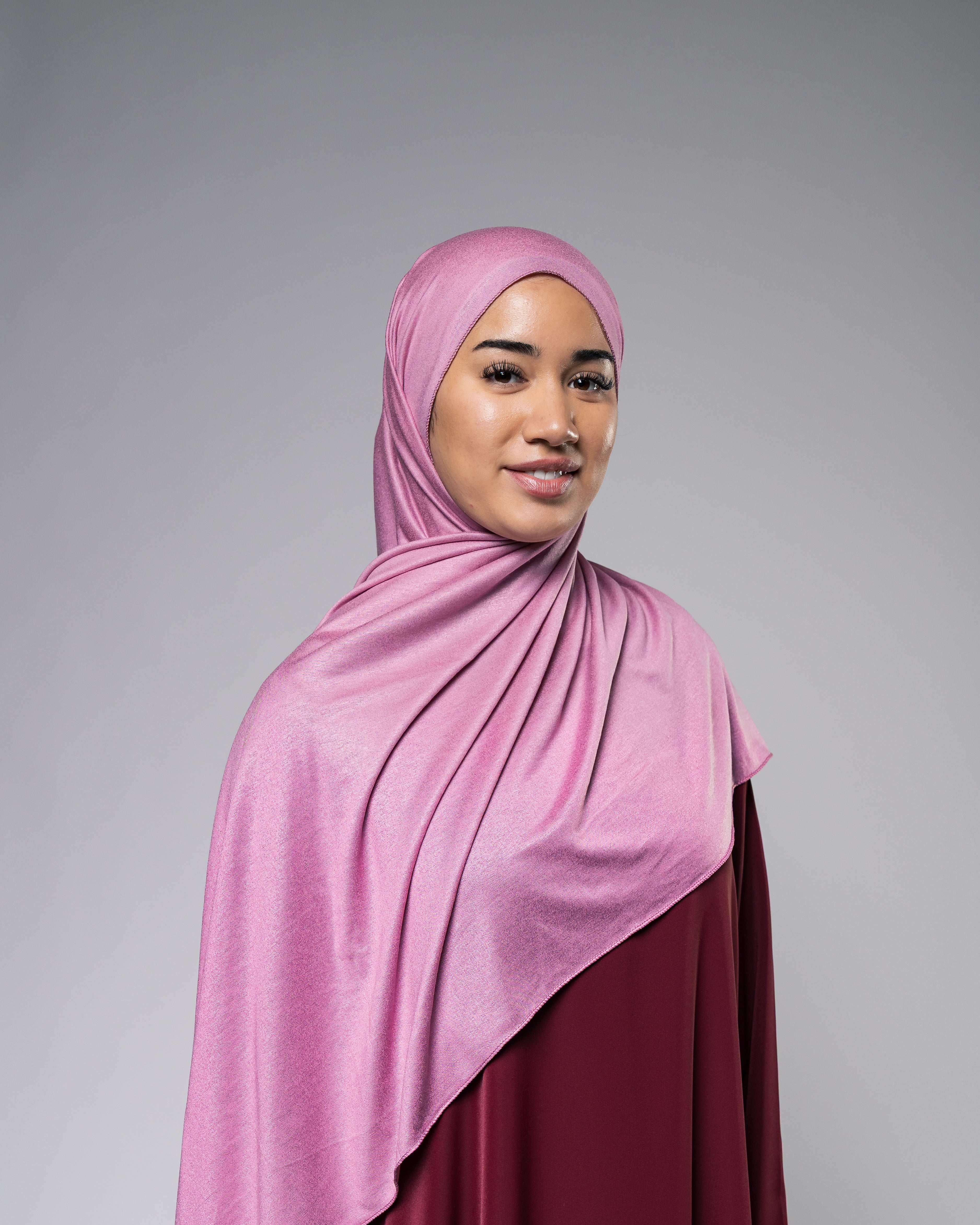 Soft Jersey Hijab in Soft Pink - Zaytouna