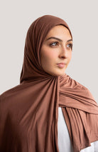 Jersey Hijab in Hellbraun - Zaytouna