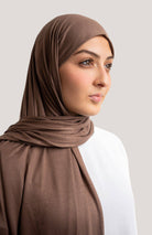 Jersey Hijab in Kaffe-Braun - Zaytouna