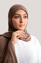 Jersey Hijab in Kaffe-Braun - Zaytouna