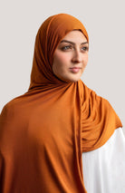 Jersey Hijab in Kupferorange - Zaytouna