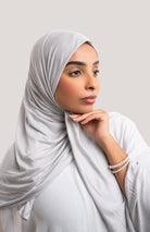 Jersey Hijab in Lavendelgrau - Zaytouna