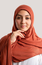 Jersey Hijab in Pastell-Rot - Zaytouna