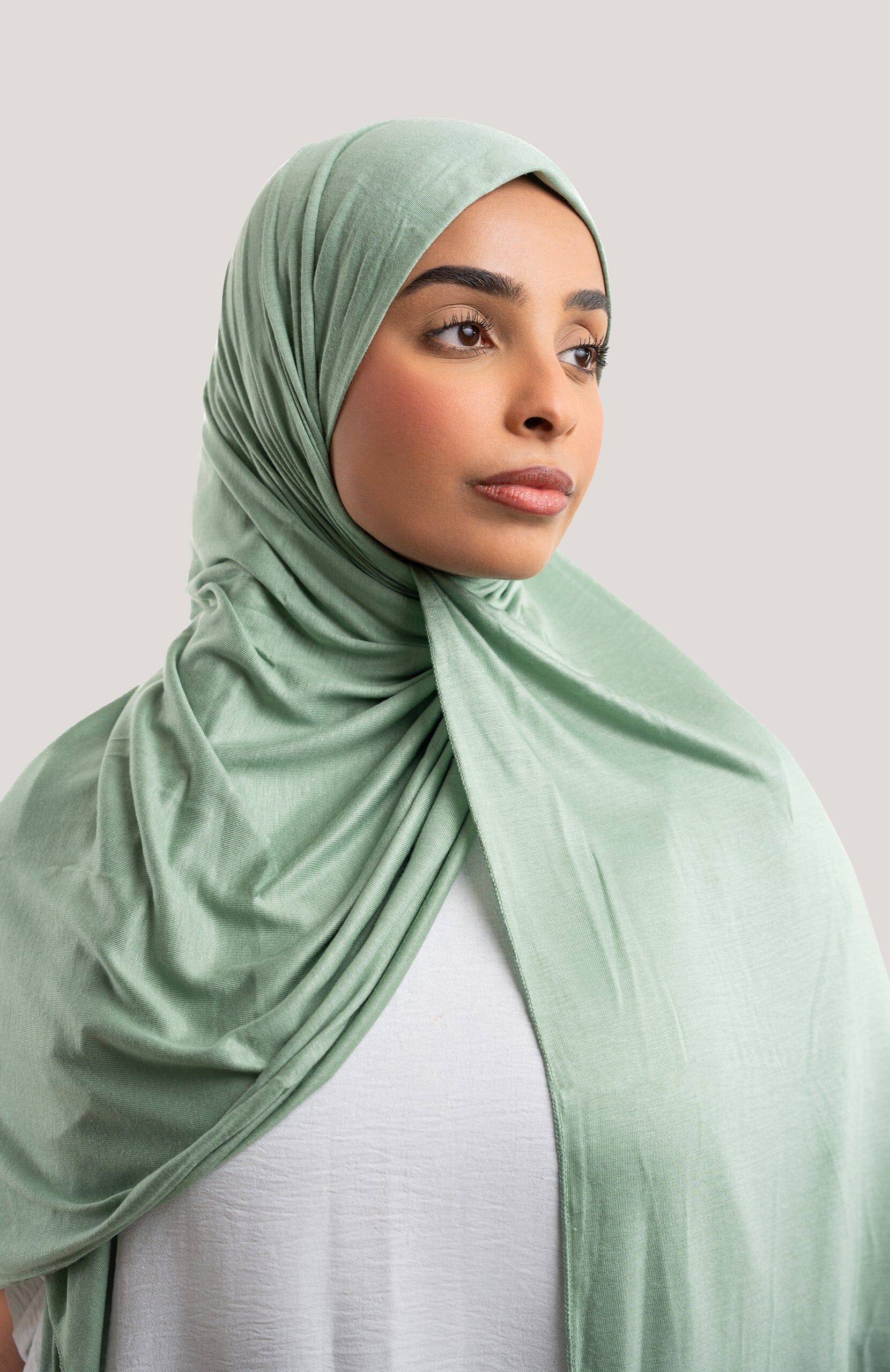 Jersey Hijab in Pistaziengrün - Zaytouna