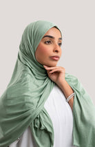 Jersey Hijab in Pistaziengrün - Zaytouna